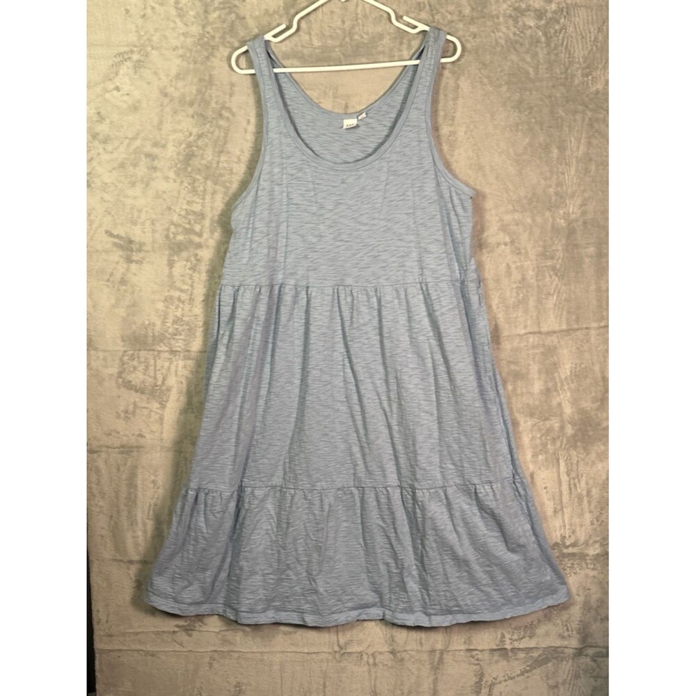 Gap Light Heathered Blue Layered Tank Dress Coverup Size XL